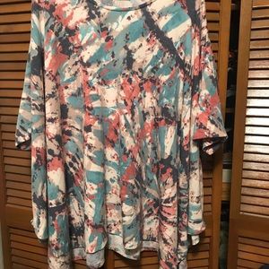 Tie-dye Poncho